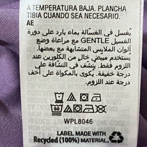 ID Ideology Women Purple Sleeveless Solid Performance Athletic Dress … - Picture 6 of 10